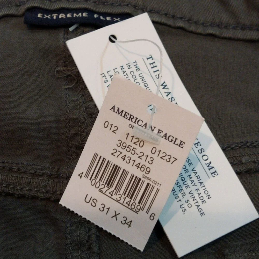 NWT American Eagle Slim Men’s Extreme Flex Pants Jeans